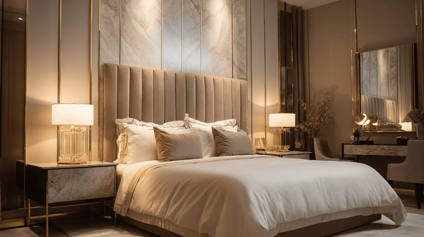 U5316599647 Luxury Hotel Inspired Bedroom Beige Velvet Headbo Ab1a2258 2f4a 4243 8e76 300594ddb027 0